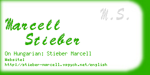 marcell stieber business card